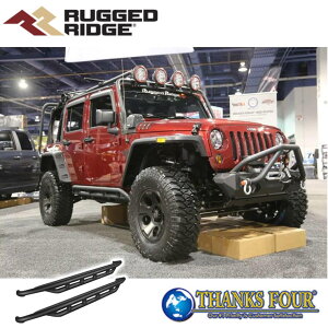 Rugged Ridge ���M�b�h���b�WRRC �T�C�h�X�e�b�v / �T�C�h���b�N�X���C�_�[�`���[�u�a:2�C���`JEEP JK�����O���[ 4�h�A 2007�N�`2018�N�l��z���s��