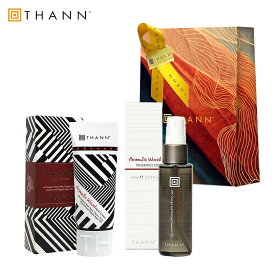 【公式】ハンドクリーム＆フレグランスミストギフトセット AW 《アロマティックウッド》タイ ナチュラルスキンケア 精油 アロマ ミスト 香水 万能ミスト コメヌカ油 柑橘系 保湿