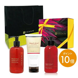 ＼SS限定ポイント10倍／【THANN / タン 公式】ヘアケア＆ボディセット AW《アロマティックウッド》エッセンシャルオイル シャンプー トリートメント コンディショナー タイ 精油 オイル お洒落 リゾート プチ ギフト 6000円 プレゼント お返し 誕生日 女性 バレンタイン