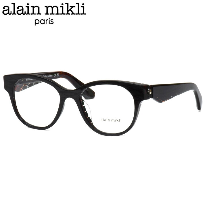楽天市場】アランミクリ A03526 001 50 メガネ alain mikli 黒 ひし 菱  