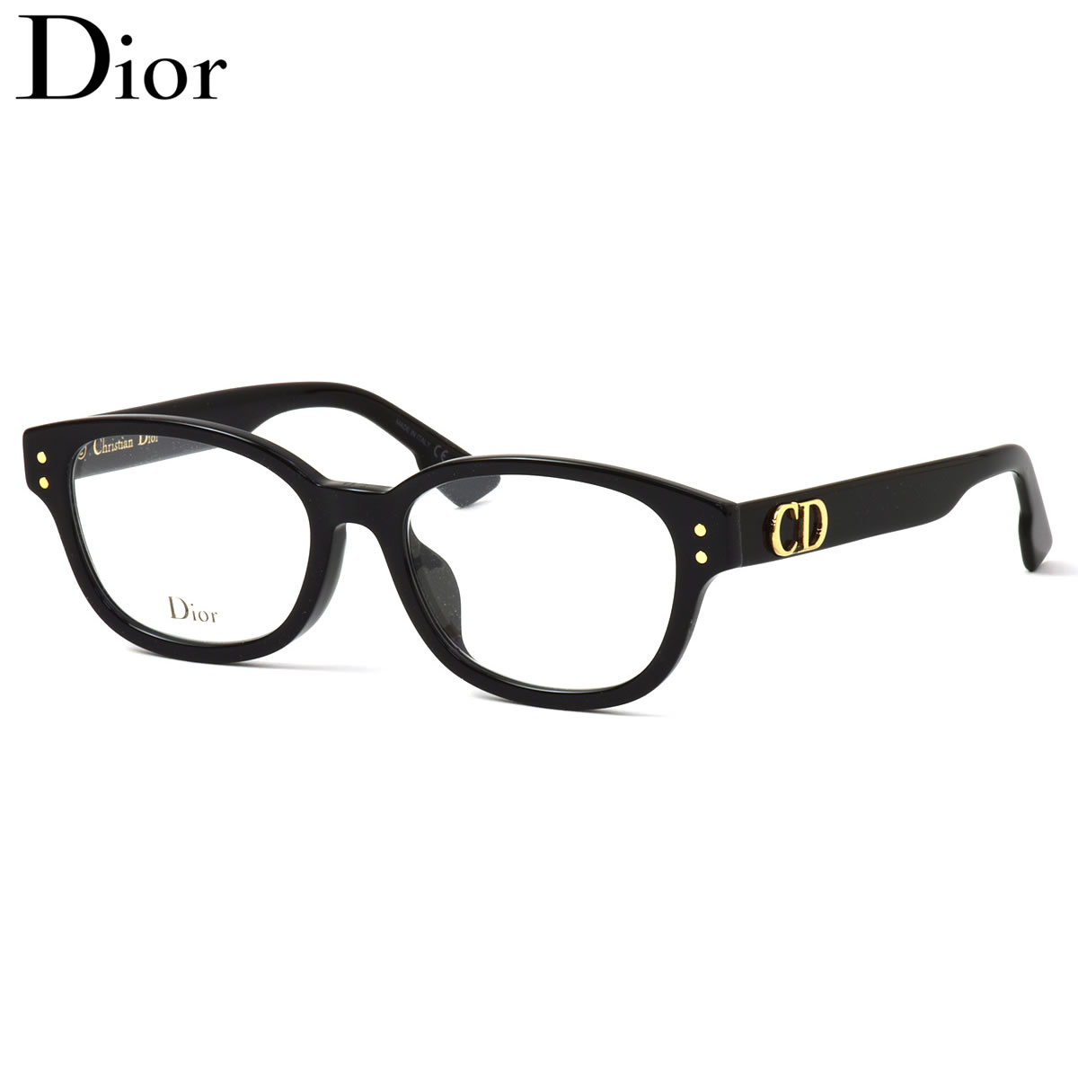 Dior メガネ DiorCD2F 807 51 ディオール クリスチャンディオール 黒縁 くろぶち CD フルフィット レディース |  メガネ・サングラスのThat’s