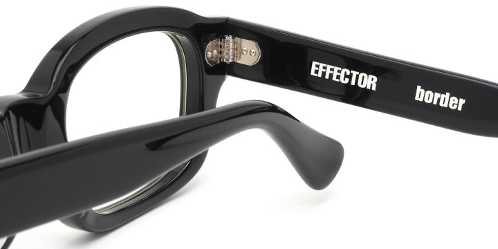 楽天市場】エフェクター border BK 50サイズ メガネ UVカット仕様伊達  