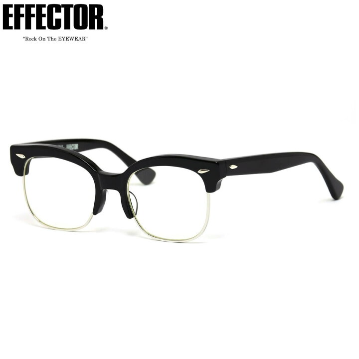 楽天市場】エフェクター CONSTRUCTION BK 53サイズ メガネ UVカット  