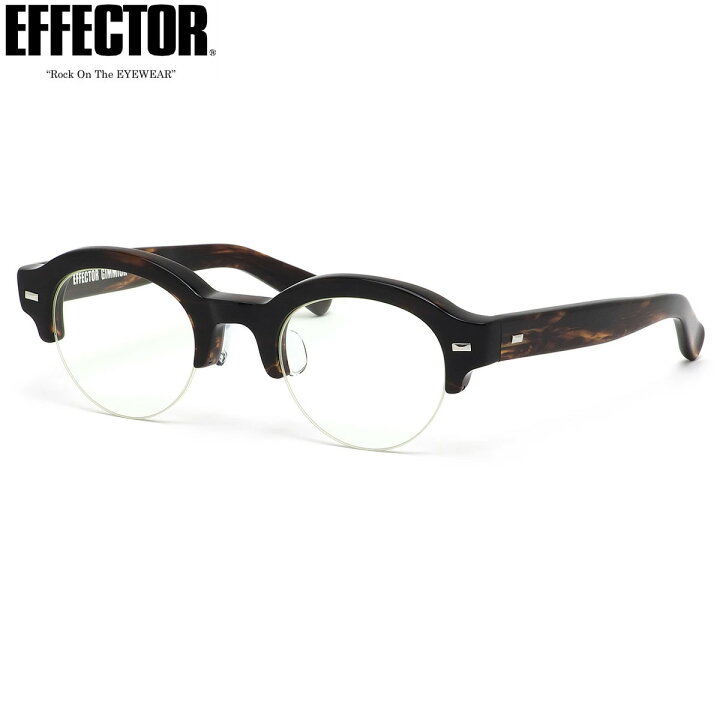 楽天市場 エフェクター Gimmick2 Co 48サイズ メガネ Uvカット仕様伊達メガネレンズ付 Effector ギミック 2 サーモント ブロウ 日本製 メンズ レディース メガネ サングラスのthat S
