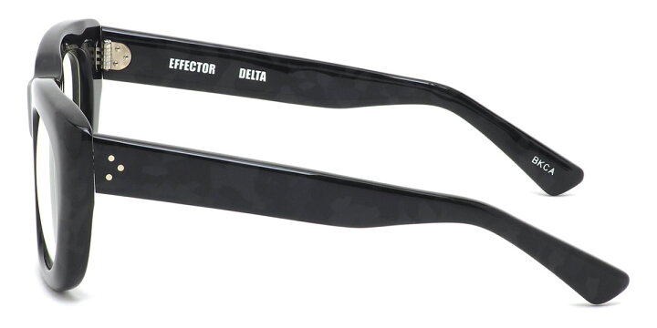 楽天市場】エフェクター DELTA BKCA 52サイズ メガネ UVカット仕様伊達 