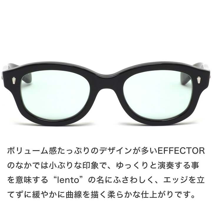 楽天市場】エフェクター lento BKGR 50サイズ サングラス EFFECTOR  