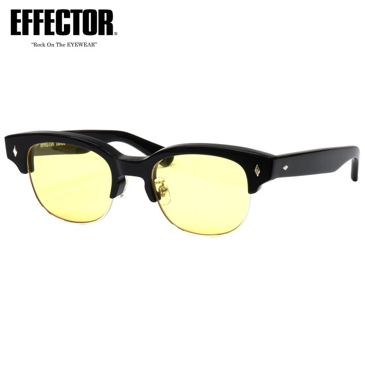 楽天市場】エフェクター LARGO BK/YE 49 サングラス EFFECTOR ラルゴ 