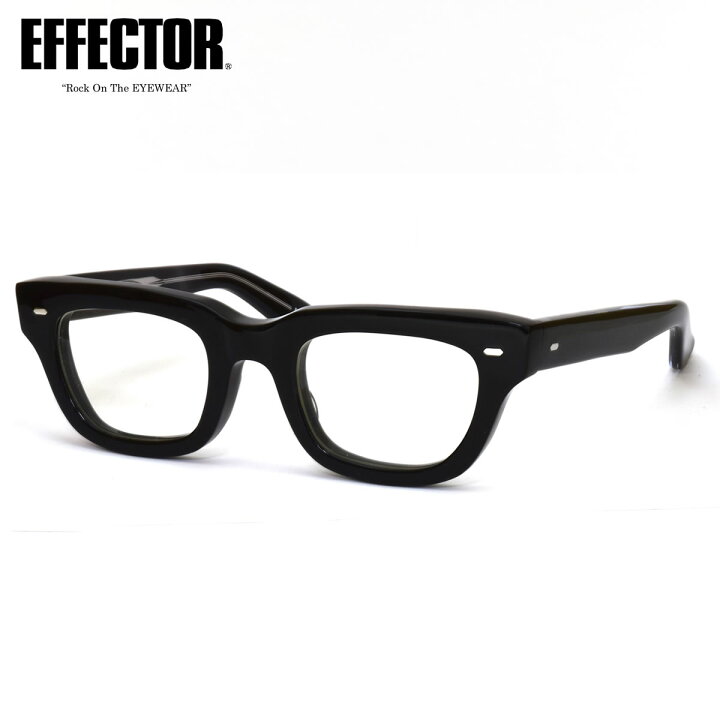 楽天市場】エフェクター MUNAKATA BK 47サイズ メガネ UVカット仕様  