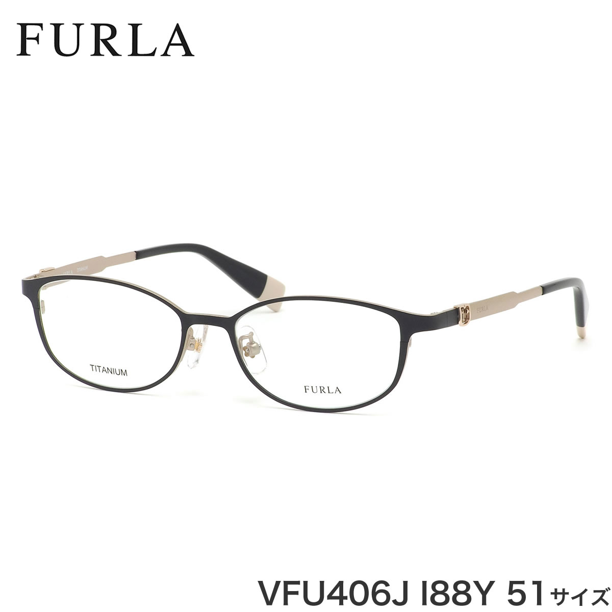 フルラ FURLA メガネ VFU406J I88Y 51サイズ フェミニン おしゃれ 軽量 レディース | メガネ・サングラスのThat’s