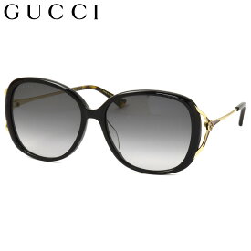 【グッチ 正規販売認定店】グッチ サングラス GG0649SK 002 58 GUCCI インターロッキングロゴ GG バタフライ風 フォーク型テンプル エナメル Made In Italy レディース