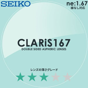 楽天市場 Seiko セイコー 両面非球面メガネレンズ Claris167 クラリス167 メガネ サングラスのthat S