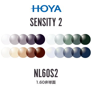 j[bNX1.60 ZVeB2 1.60񋅖 Y HOYA NULUX 1.60 SENSITY2 z xt