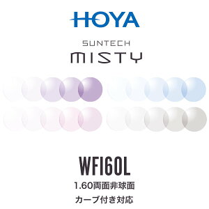 j[bNXWFi1.60 TebN~XeB 1.60ʔ񋅖 Y J[utΉ HOYA NULUX WFi 1.60 SUNTECH MISTY z xt [LENS]
