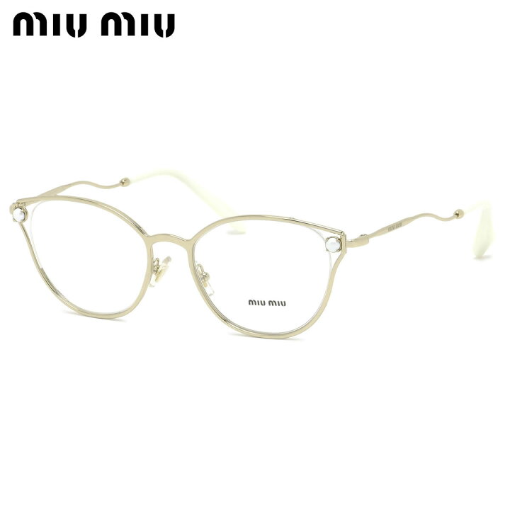 楽天市場】ミュウミュウ MIUMIU メガネ MU53QV ZVN1O1 52サイズ  