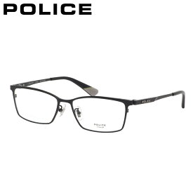 ポリス VPLM38J 0530 56 メガネ POLICE チタン 黒縁 くろぶち 日本製 made in Japan メンズ レディース