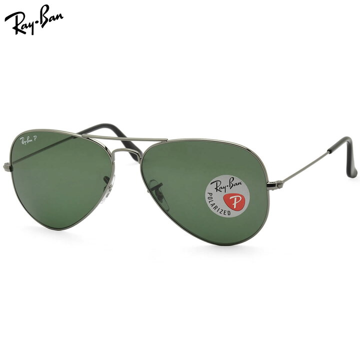 楽天市場】レイバン サングラス 偏光 アビエーター Ray-Ban RB3025 004  