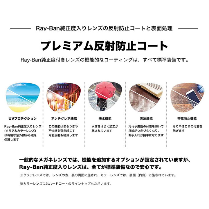 楽天市場】レイバン純正カスタムオーダーレンズ付価格 レイバン 