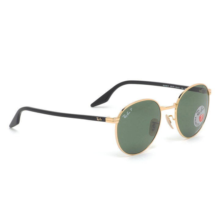 楽天市場】Ray-Ban RB3691 001/P1 48 サングラス レイバン 偏光レンズ クロマンス ポラライズド ラウンドメタル グリーンクラシック 度数付き対応 メンズ レディース : メガネ・サングラスのThat's