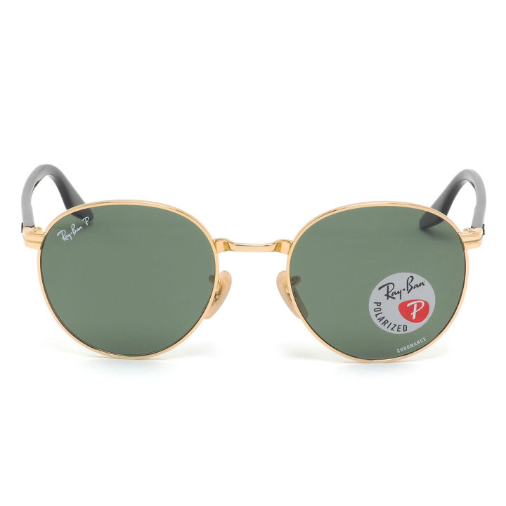 楽天市場】Ray-Ban RB3691 001/P1 48 サングラス レイバン 偏光レンズ クロマンス ポラライズド ラウンドメタル グリーンクラシック 度数付き対応 メンズ レディース : メガネ・サングラスのThat's
