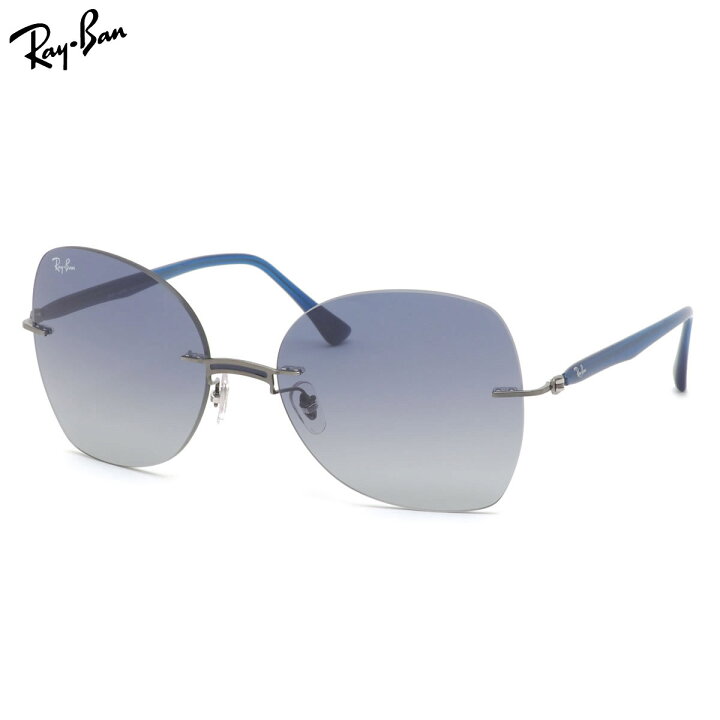 楽天市場】レイバン サングラス RB8066 004/4L 58 Ray-Ban 縁なし 軽い 