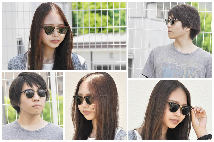 楽天市場】レイバン サングラス クラブマスター Ray-Ban RB3016 W0366 