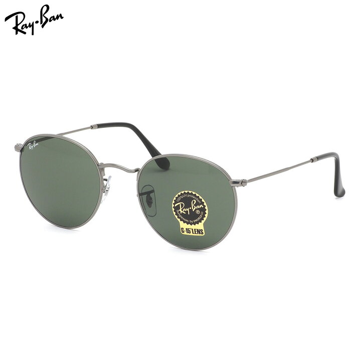 楽天市場】レイバン サングラス ラウンドメタル Ray-Ban RB3447 029 53 