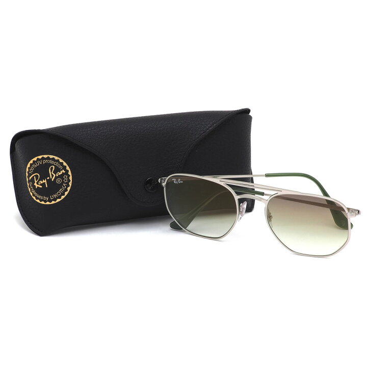 楽天市場】レイバン サングラス Ray-Ban RB3609 91420R 54サイズ 銀 緑 