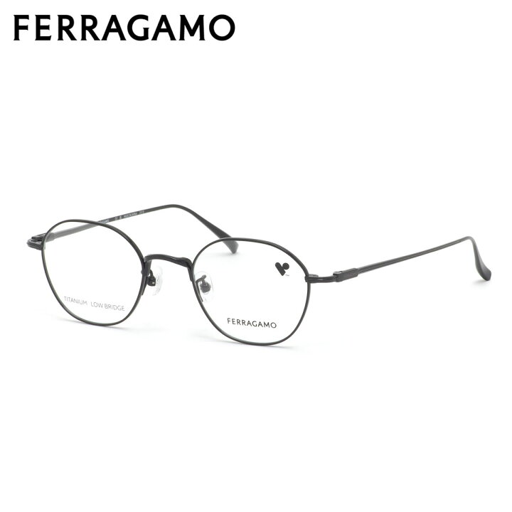 楽天市場】フェラガモ SF2585LB 001 47 メガネ FERRAGAMO チタニウム  