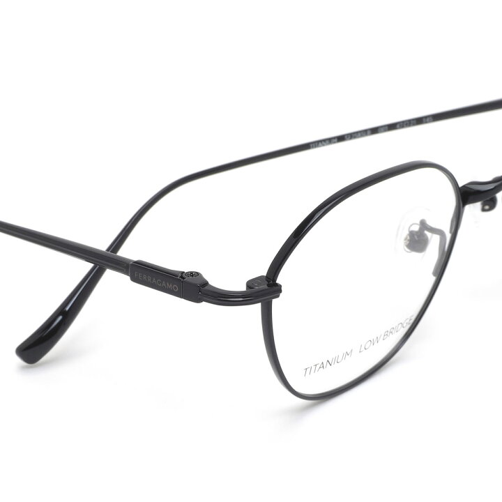 楽天市場】フェラガモ SF2585LB 001 47 メガネ FERRAGAMO チタニウム  