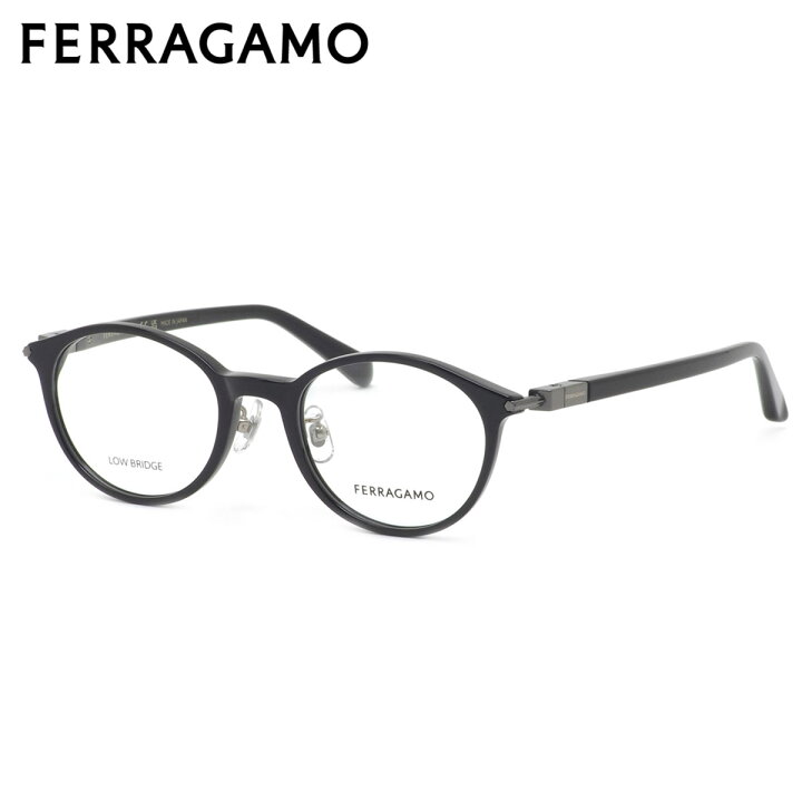 楽天市場】フェラガモ SF3005LB 001 48 メガネ FERRAGAMO 小さめ 黒縁  