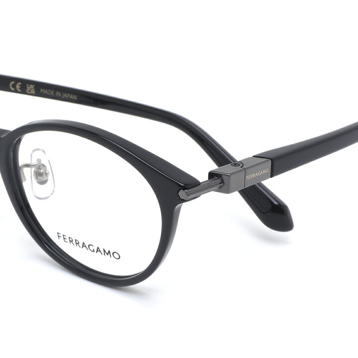 楽天市場】フェラガモ SF3005LB 001 48 メガネ FERRAGAMO 小さめ 黒縁  