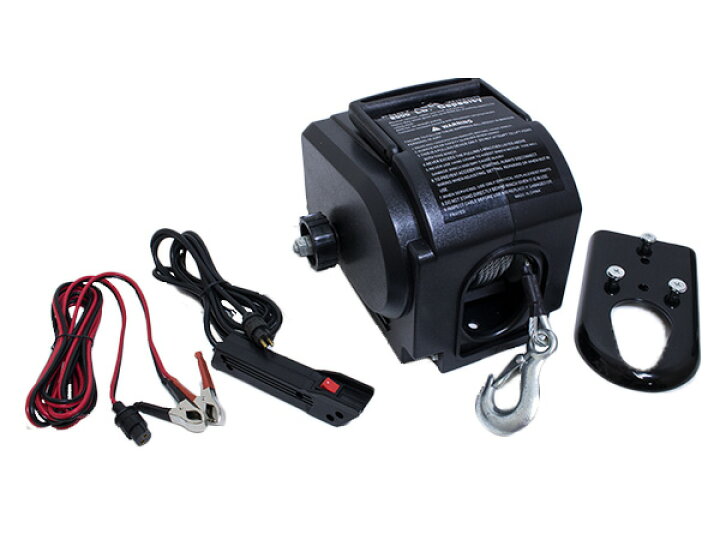 楽天市場】ボート用 電動ウインチ 3500LBS(1590kg) 12V 防水仕様 有線  