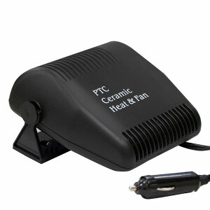 車載 温風 送風 ファンヒーター 12V 150W ガラス 凍結 曇り 防止 ヒーター 汎用 車 多用途 温風 暖房 180度 回転 除霜 換気