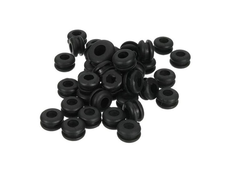 楽天市場 ラバーカバー 配線穴 カバー グロメット ブラック 黒 30個セット 5mm 新品 検索ワード コード ケーブル ゴム ガード キット 水槽 アクアリウム 穴あけ 水漏れ 防止 エアレーション 分岐 船 ボート 水上バイク 配線 保護 ザ アペックス 楽天市場店