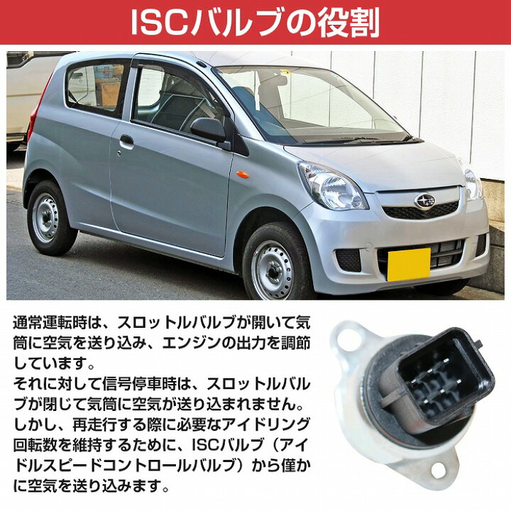 楽天市場】ISCバルブ スバル フォレスター SF5 SF9 アイドルスピード 