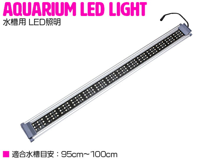 楽天市場 水槽用 Led 照明 Ledライト Led1000 ブルー ホワイト シルバー アクアリウム アクアリウムライト Led照明 ライト 熱帯魚 淡水魚 海水魚 水草 サンゴ 観賞魚 水槽 レイアウト ザ アペックス 楽天市場店