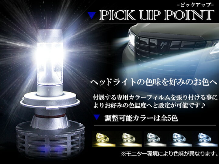 楽天市場】LED ヘッドライト 高性能 PHILIPS社製 H13 3000lm/6500K 12V 