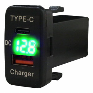 g^B J[ AE110/114 H3.6`H12.7 LEDFO[ dv USB Type-C ^CvC |[g QC3.0 [d 12V  USBXCb`z[