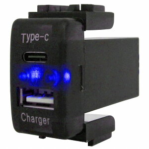 jbTA L[uL[rbN GZ11  LED/u[ USB Type-C ^CvC |[g [d QC3.0 12Vpl XCb`z[Jo[