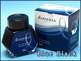 【WATERMAN】ウォーターマン ボトルインク 万年筆用 50ml ブルーブラック S2270120 S011079