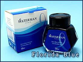 WATERMAN ウォーターマン ボトル インク フロリダブルー 新版 S2270130 S0110720 万年筆