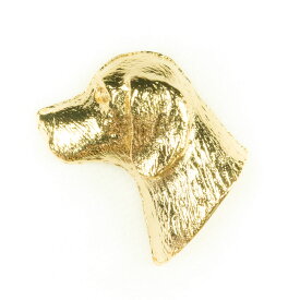 【※要 発送期間 約1〜3ヶ月】 ビーグル イギリス製 22ctゴールドメッキ アート ドッグ ピンバッジ コレクション 英国製 犬 グッズ