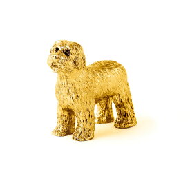 【※要 発送期間 約1〜3ヶ月】 オールドイングリッシュシープドッグ 22ct ゴールドプレート イギリス製 アート ドッグ フィギュア コレクション 英国製 犬 グッズ