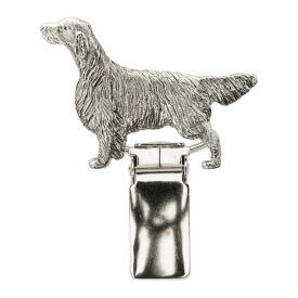【※要 発送期間 約1〜3ヶ月】 イングリッシュセッター イギリス製 アート ドッグ ショー リング クリップ コレクション 英国製 犬 グッズ