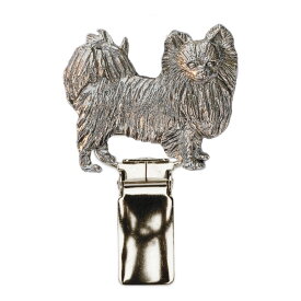 【※要 発送期間 約1〜3ヶ月】 チワワ（ロング） イギリス製 アート ドッグ ショー リング クリップ コレクション 英国製 犬 グッズ