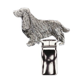 【※要 発送期間 約1〜3ヶ月】 イングリッシュコッカースパニエル（未断尾） イギリス製 アート ドッグ ショー リング クリップ コレクション 英国製 犬 グッズ