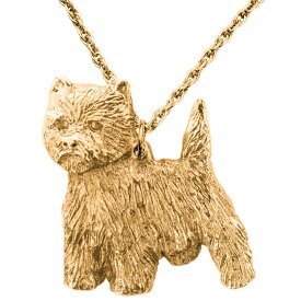 【※要 発送期間 約1〜3ヶ月】 ウエストハイランドホワイトテリア イギリス製 アート ドッグ ペンダント ネックレス コレクション 英国製 犬 グッズ