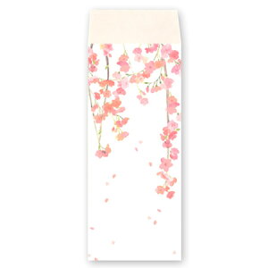 其の先封筒 枝垂桜 5枚入 IB-033 ※9冊までネコポス便可能 和詩倶楽部 M在庫-2-D1