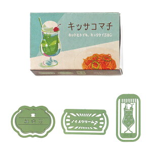 レトロクリップ レトロ喫茶店 3柄9枚入 PC087 東洋精密 12個までメール便可能 M在庫-2-E1