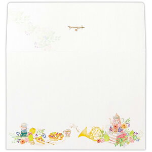 コンフォート&ピース封筒 シーズナルティータイム 4枚入 EEE-806-057 Hallmark 15冊までメール便可能 M在庫-2-D2